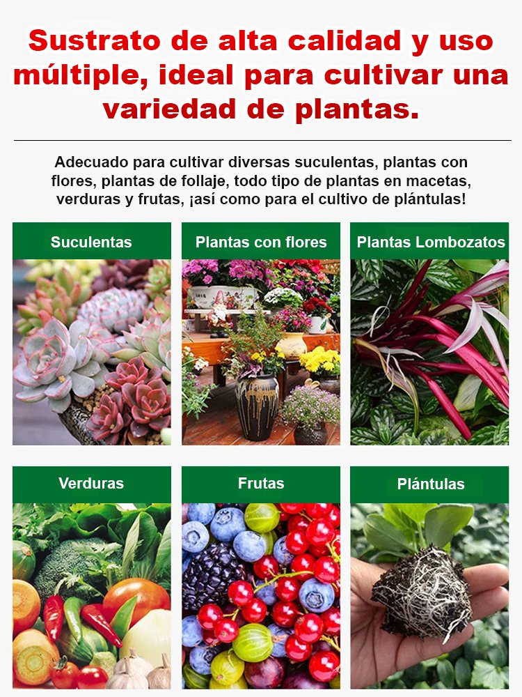 Sustrato doméstico para jardinería con un 30% más de germinación