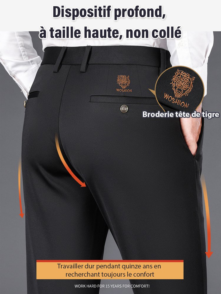 Pantalon d'affaires décontracté pour hommes