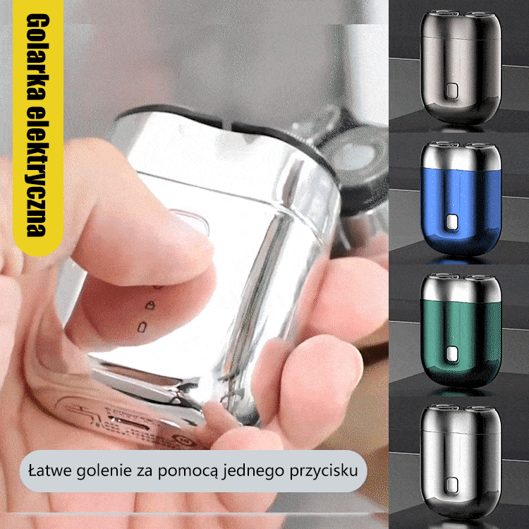 Nowa mini golarka elektryczna z podwójną głowicą