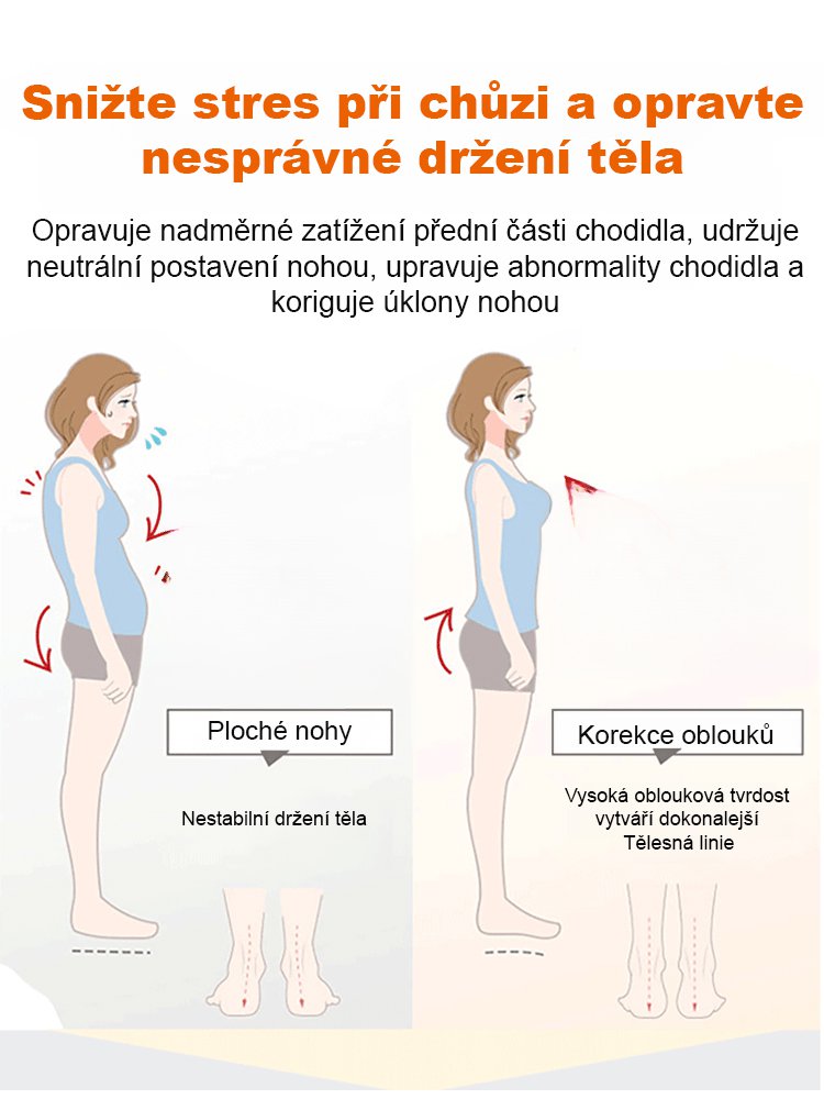 Korekční dámská obuv z měkké podrážky