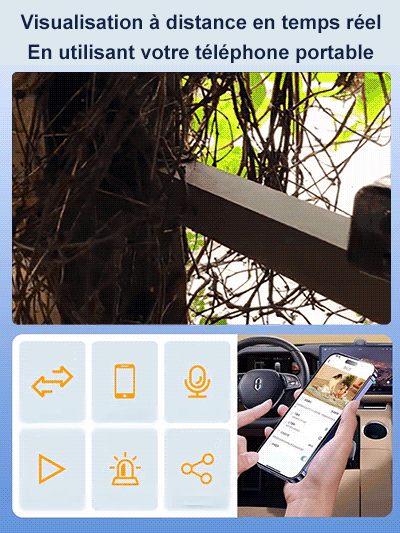 Caméra de surveillance intelligente à distance 4G