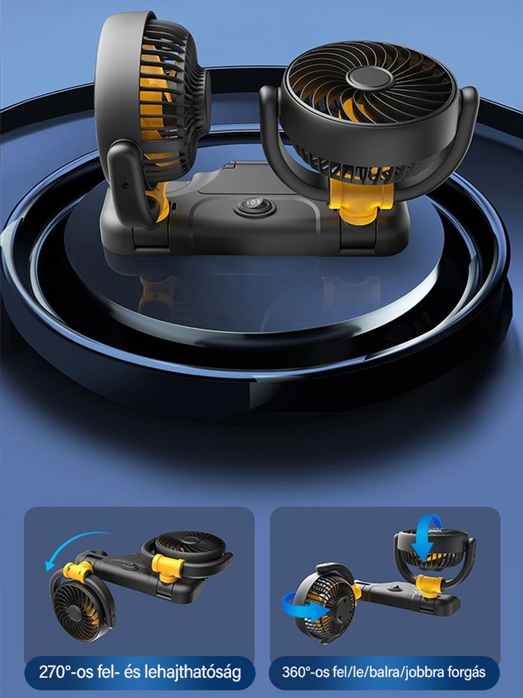 Autós ventilátor és parkoló tábla egyben, hűtési csodaszer