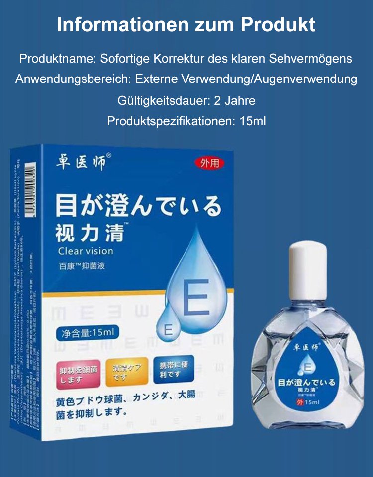 Sofortige Augenkorrektur für klare Sicht