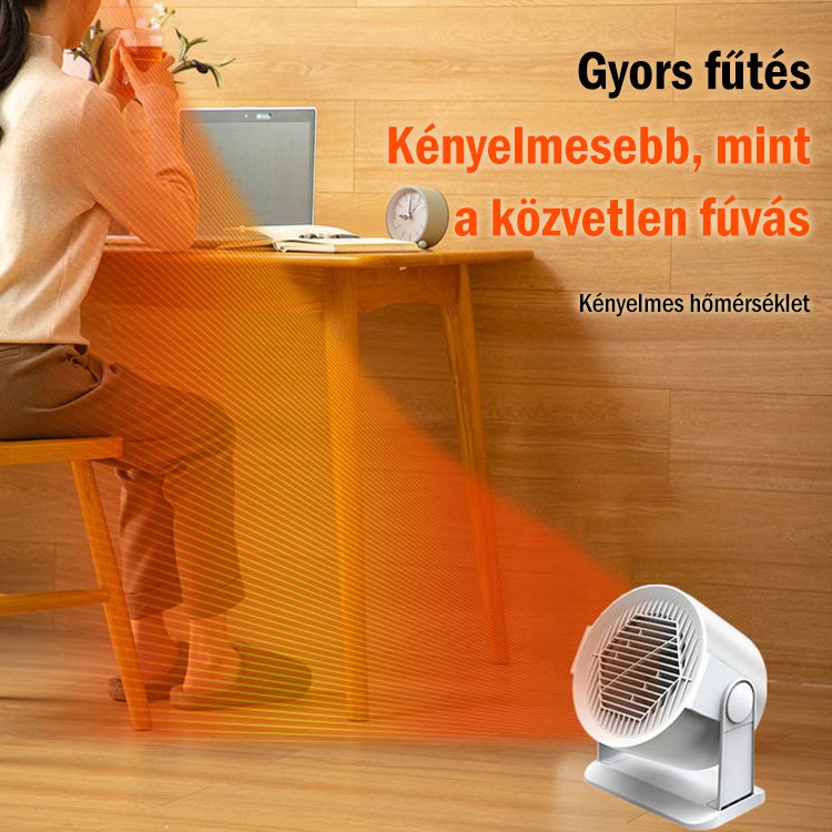 Eco energiatakarékos gyorsfűtő ventilátor, naponta csak 1 kWh! ⚡