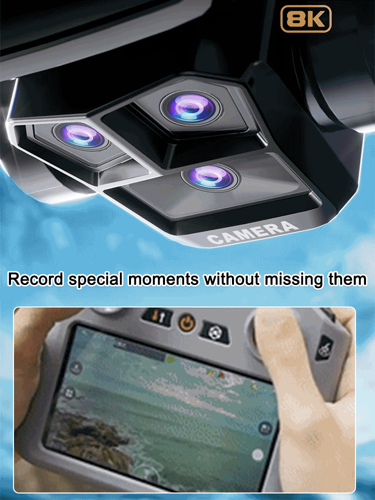 High-definition screen remote control aerial photography drone