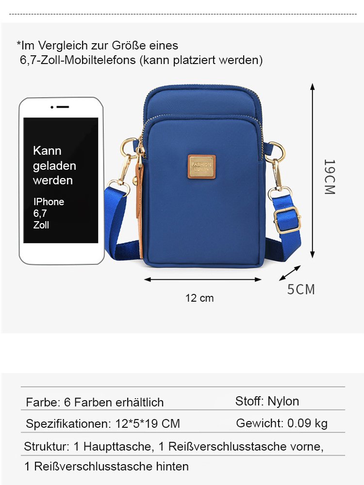 Damen Leichte Kompakt Multifunktionstasche