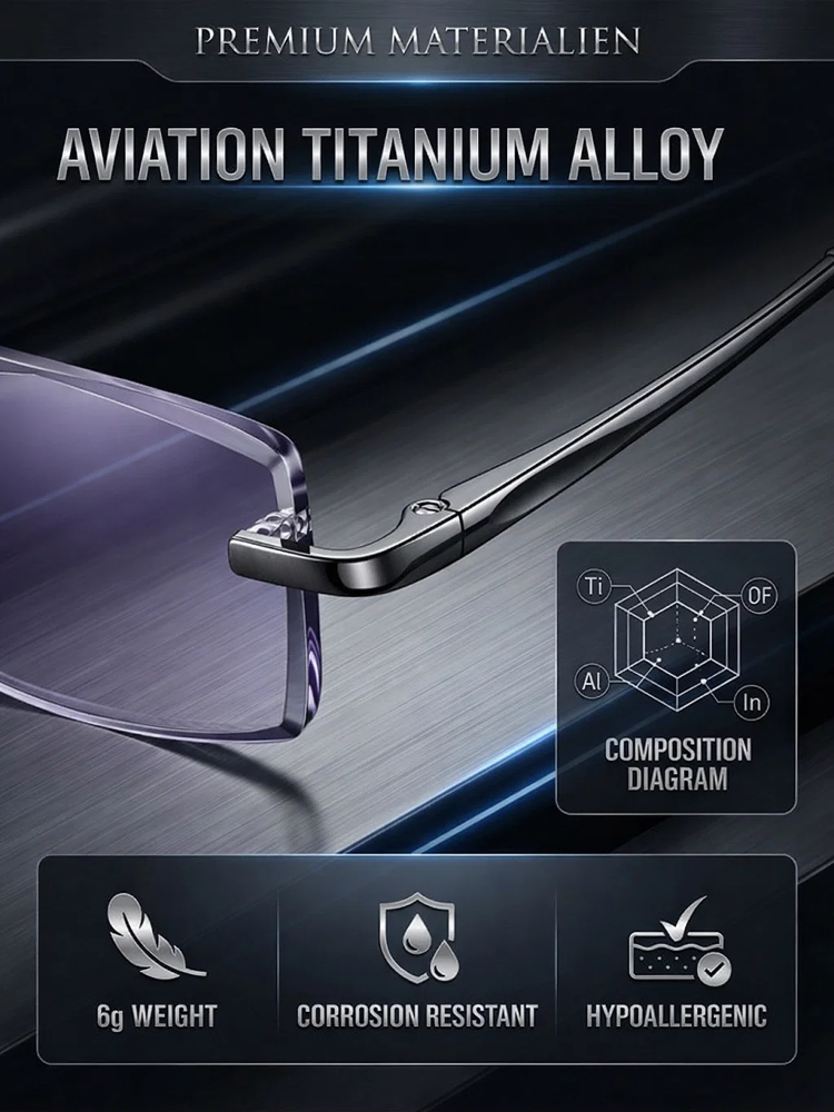[Vision Returns to 20 Years Old] Smart Zoom Comfort Reading Glasses