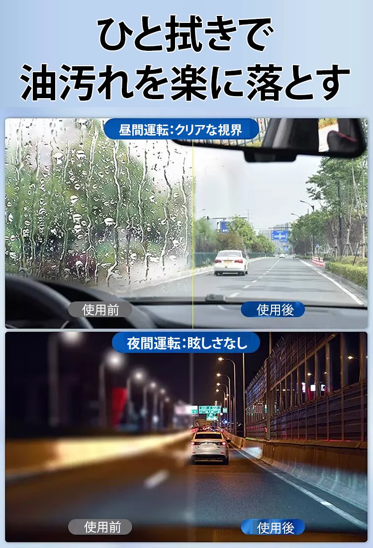 ガラス用油膜取りスポンジ