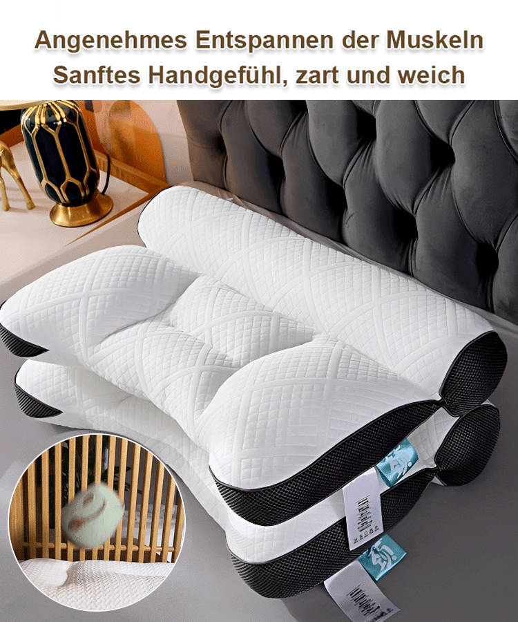 Zervikal-Komfort Gänsedaunen-Kissen