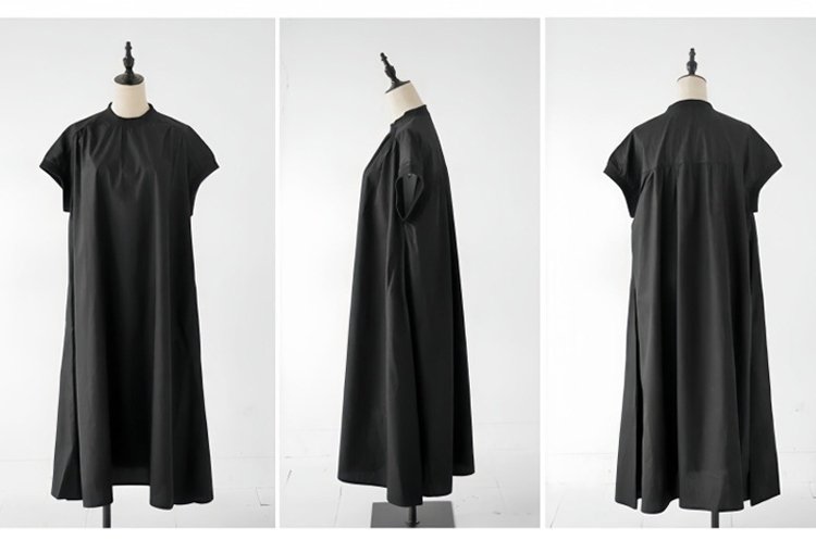 快適な着心地のAラインワンピース