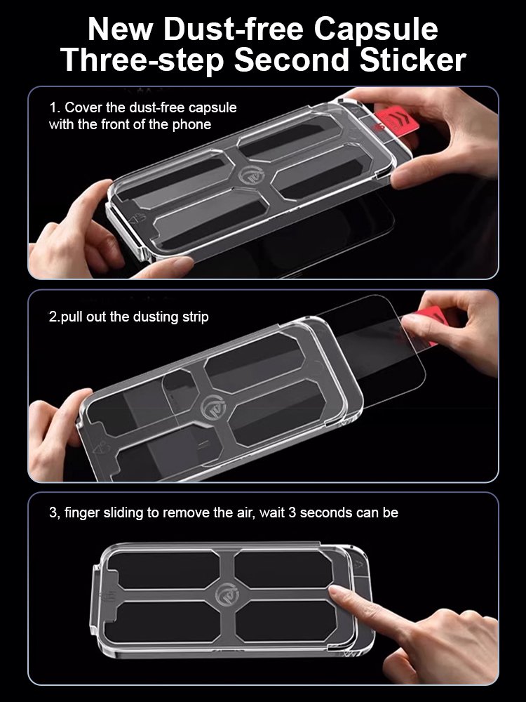 Apple dust-free warehouse tempered glass