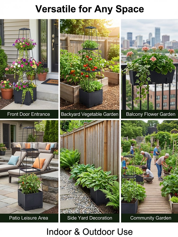 Multifunctional Garden Planting Box