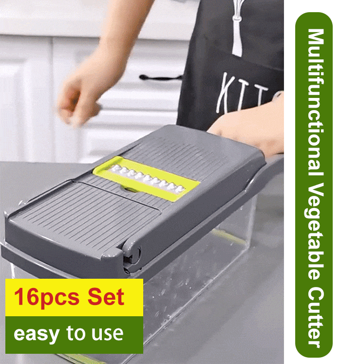 16pcs Multifunctional Vegetable Cutter