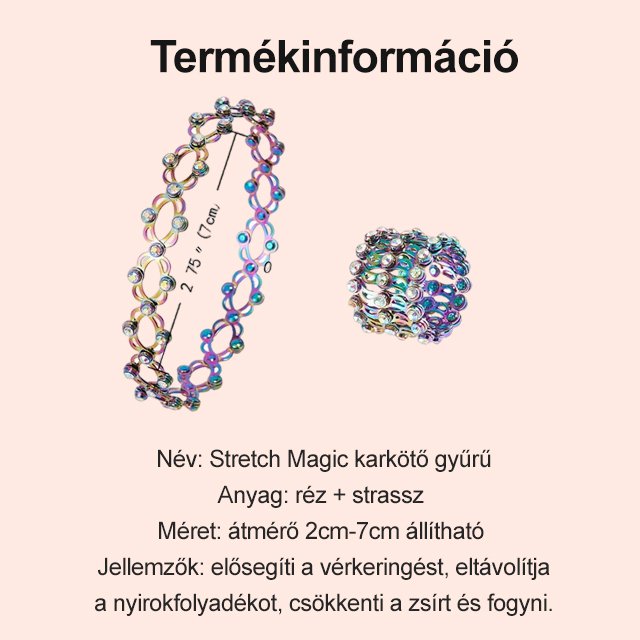 Stretch Magic karkötő gyűrű