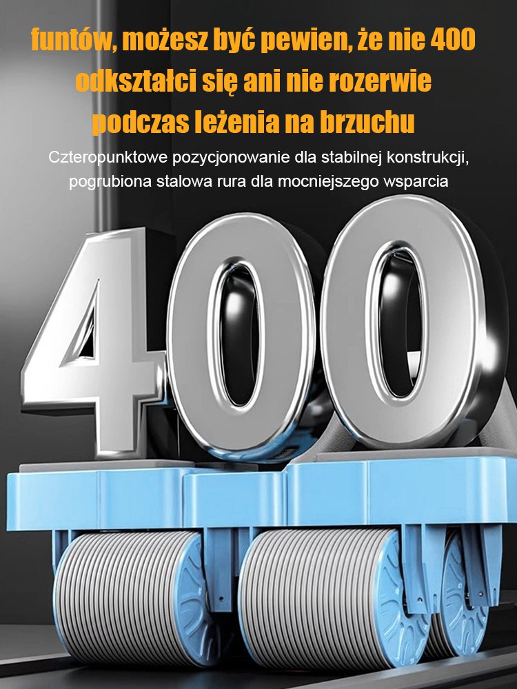 Cztery rundy automatycznego podciągania brzucha i zwijania koła fitness brzucha