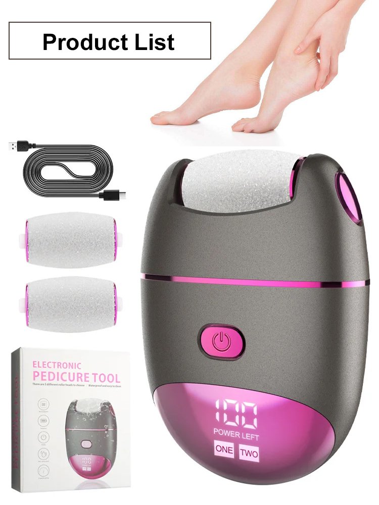 Multifunctional electric foot grinder