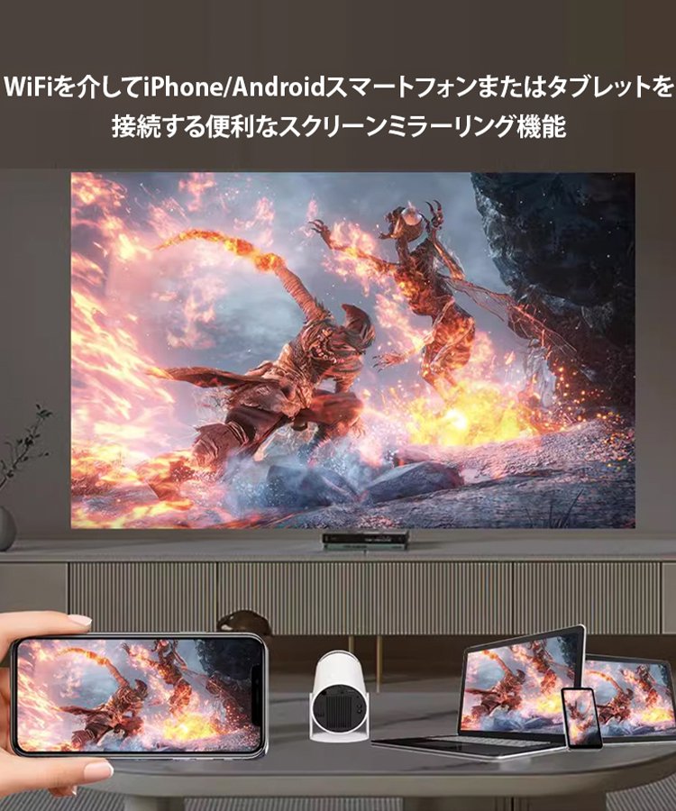 HY320ミニスマートプロジェクター