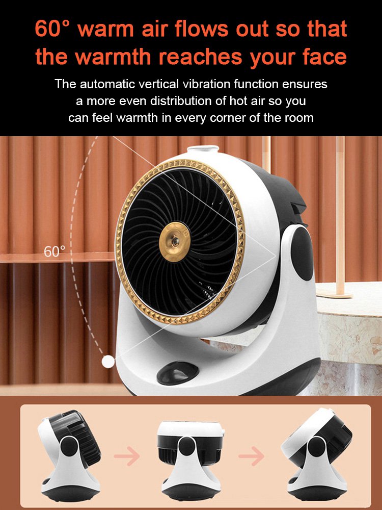 [Like a spring breeze] Silent household spray hot and cold dual-purpose air heater