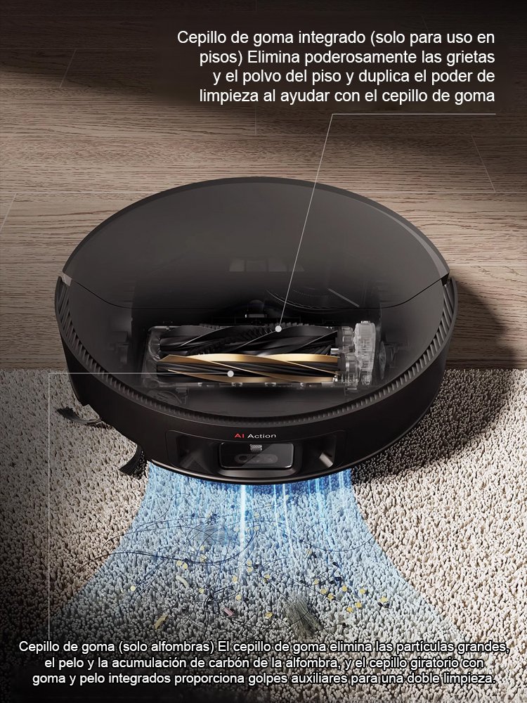 Robot barrido esterilizador potente y de bajo ruido