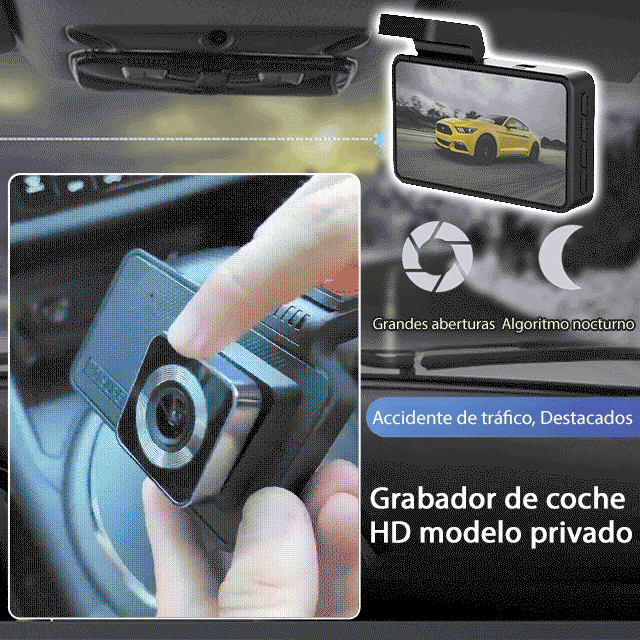 Grabadora de conducción de alta definición