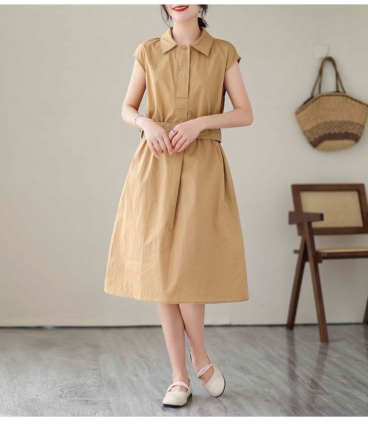 여름용 시원한 순면 원피스