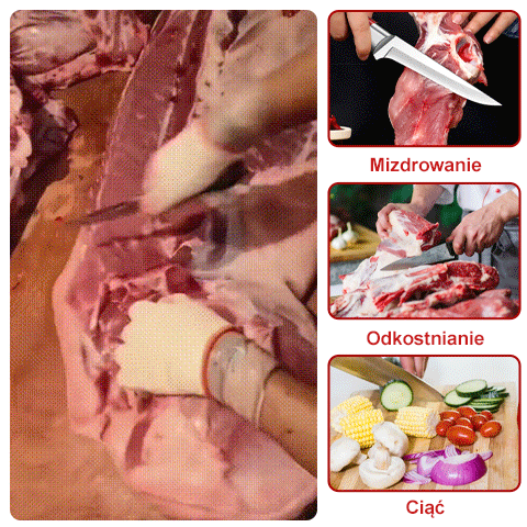 Nóż kuchenny wielofunkcyjny ze stali nierdzewnej