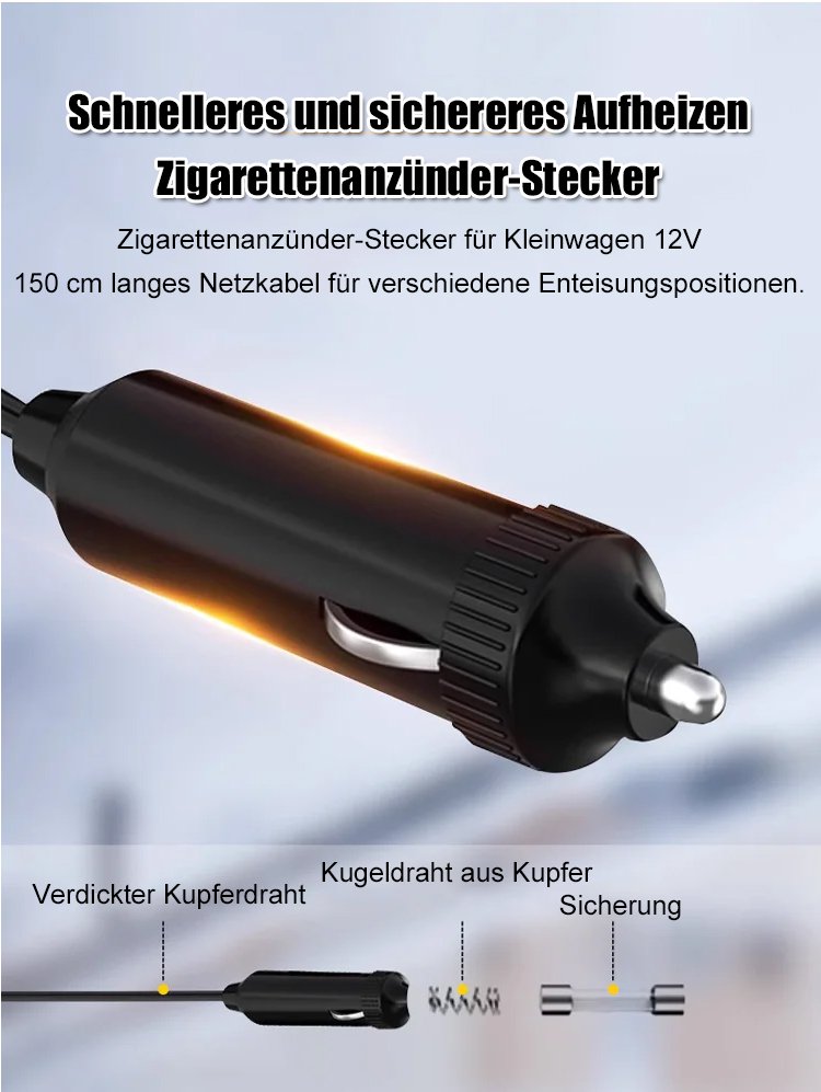 Heizlüfter für schnelle Wärme im Auto