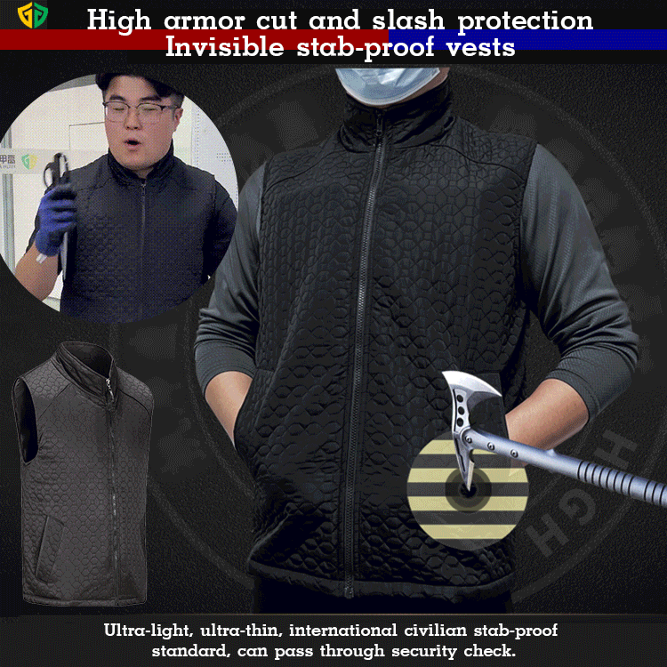 Anti-Cut Anti-Stab Protective Invisible Stab-Proof Vest