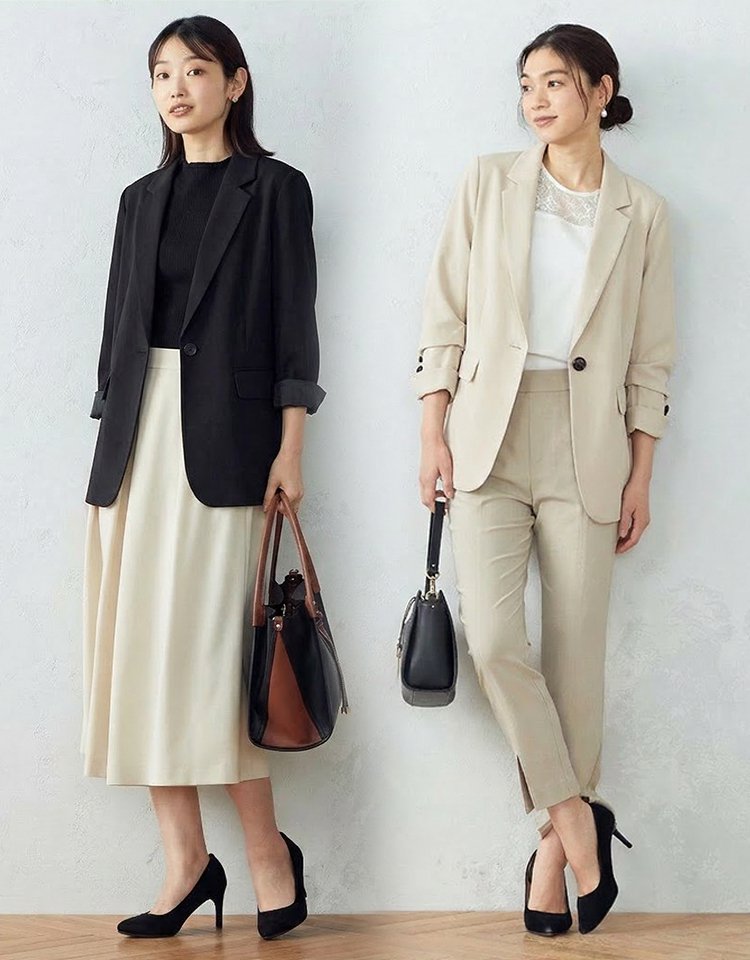 薄手で落ち感のあるミニマルテーラード