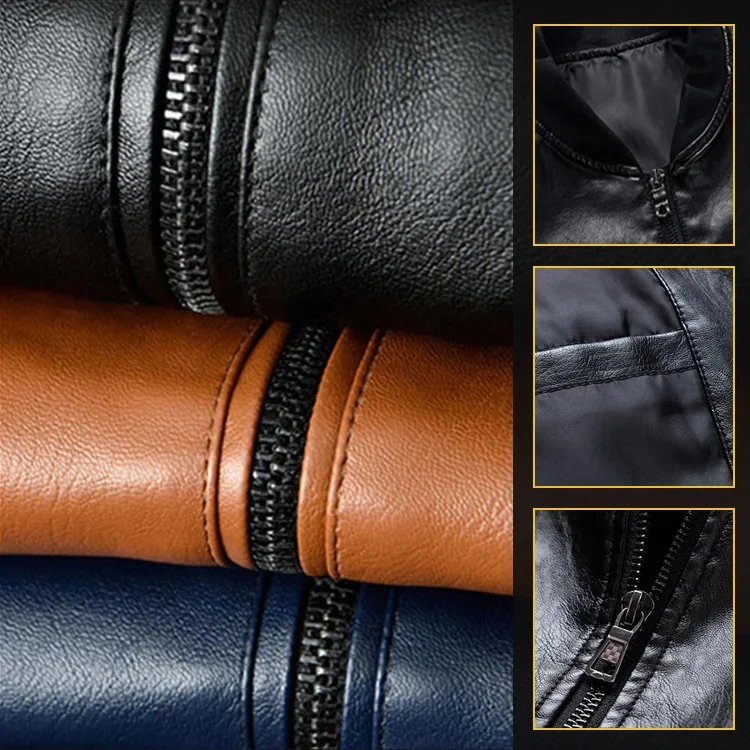 Europa und die Vereinigten Staaten Biker-Lederjacke Männer