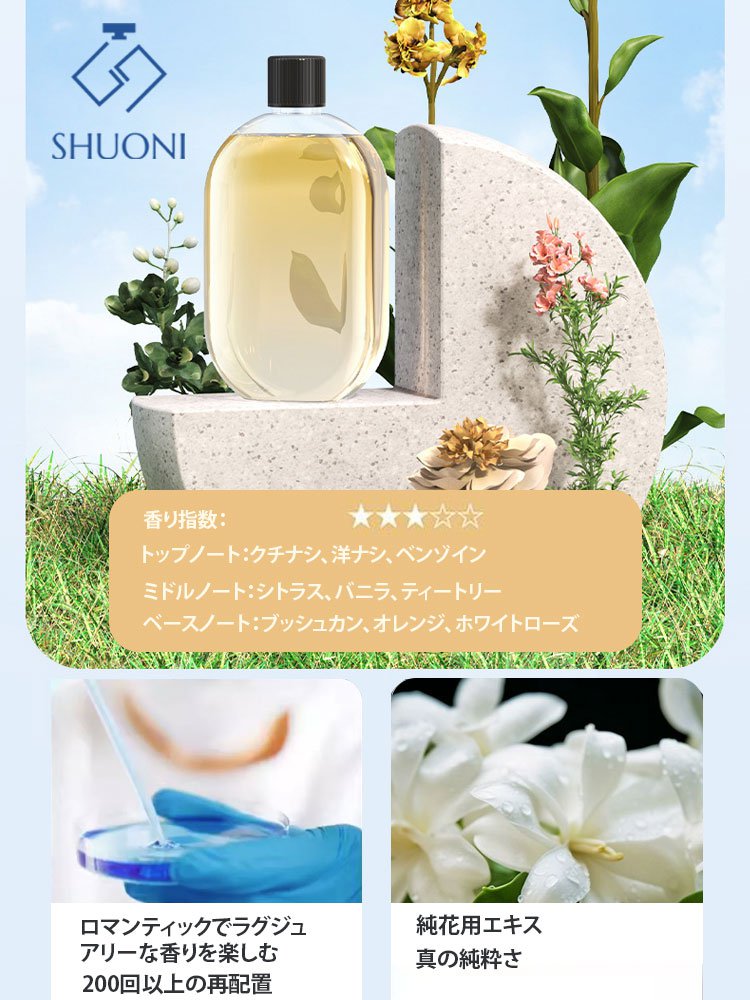 家庭用ワイヤレスリードディフューザー