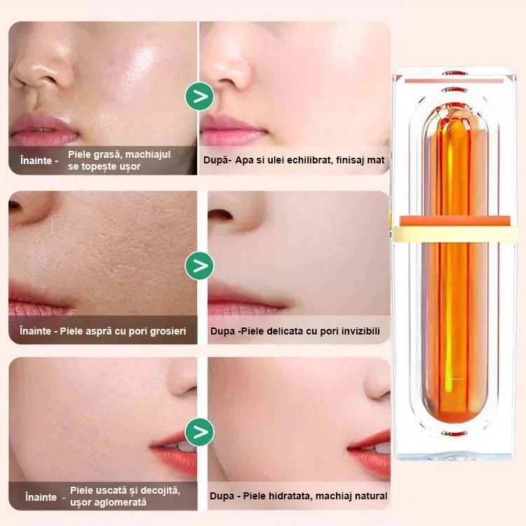 Cremă de față cu vitamina C în cinci straturi