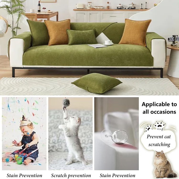 【Natural Healing】Herringbone Chenille Sofa Cushion