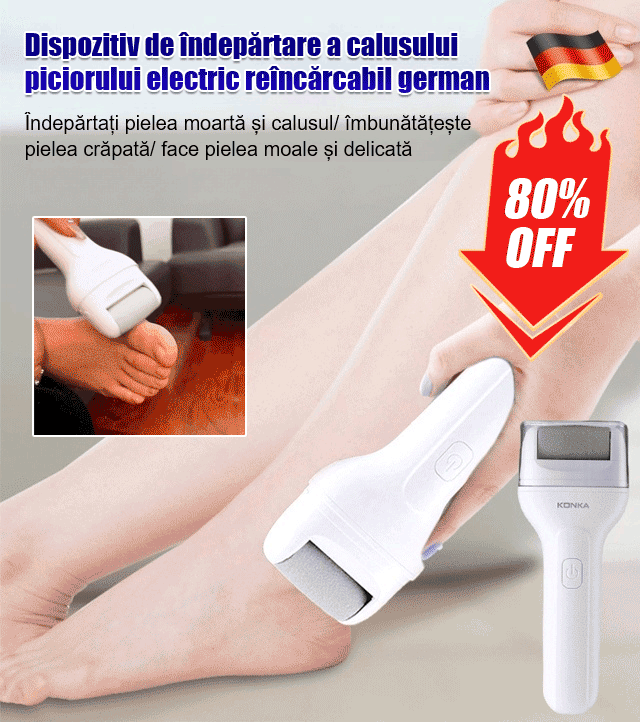 Polizor de picior electric reîncărcabil