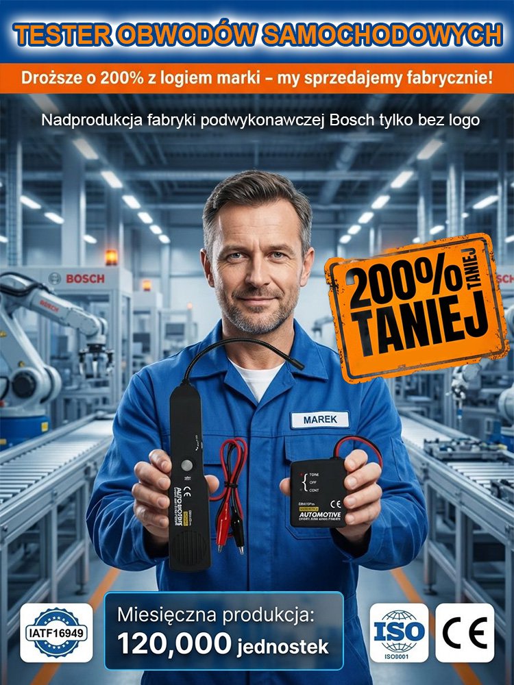 Tester obwodów samochodowych