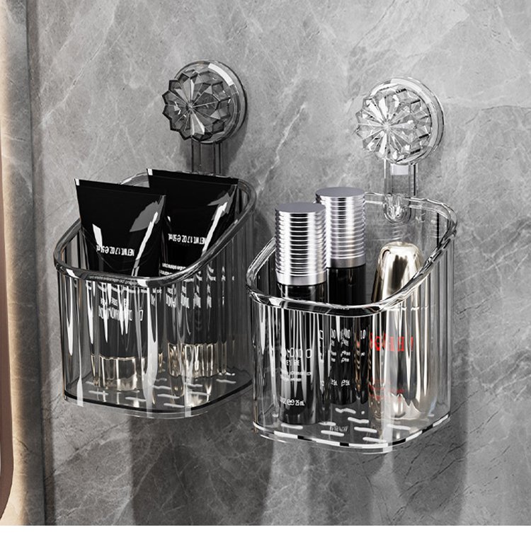 耐荷重性の高い吸盤式収納ボックス