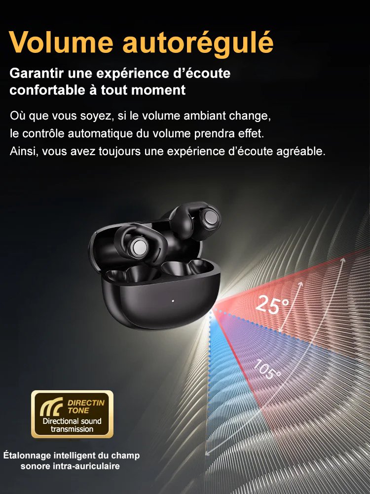 Casque Bluetooth ouvert pour le sport explosif