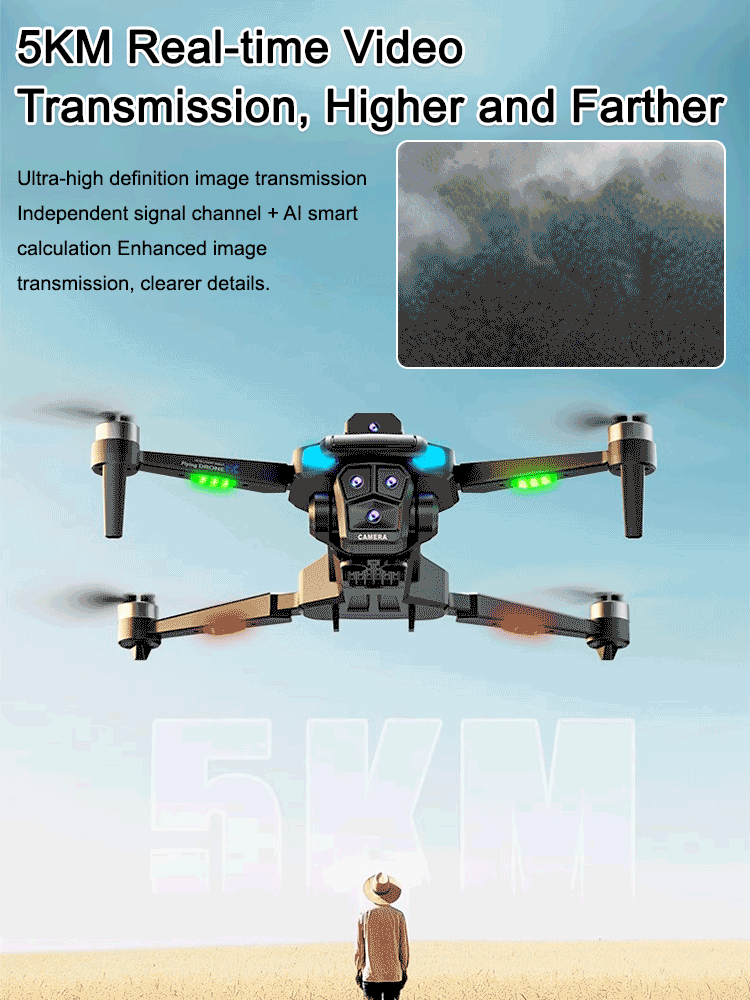 High-definition screen remote control aerial photography drone