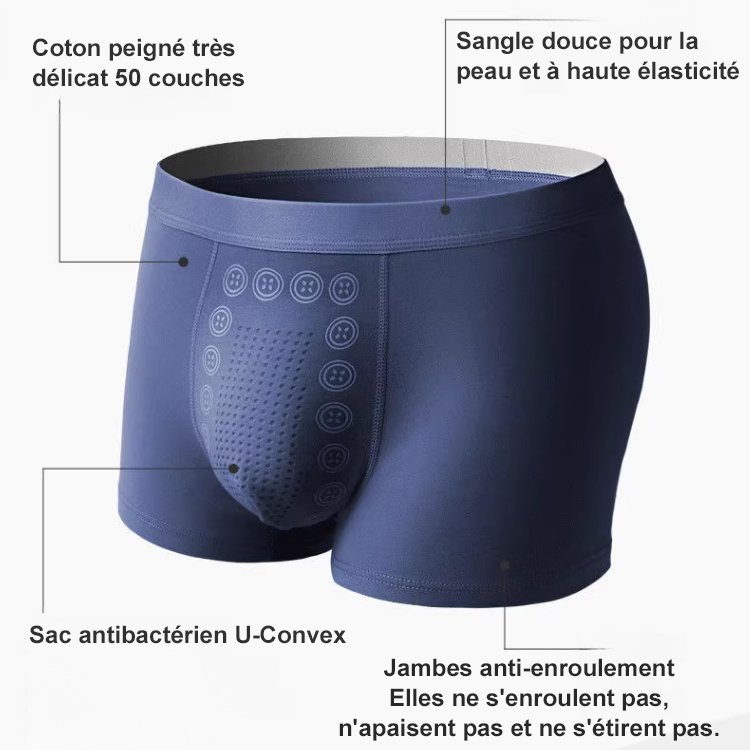 Sous-vêtements de massage et de thérapie magnétique pour hommes