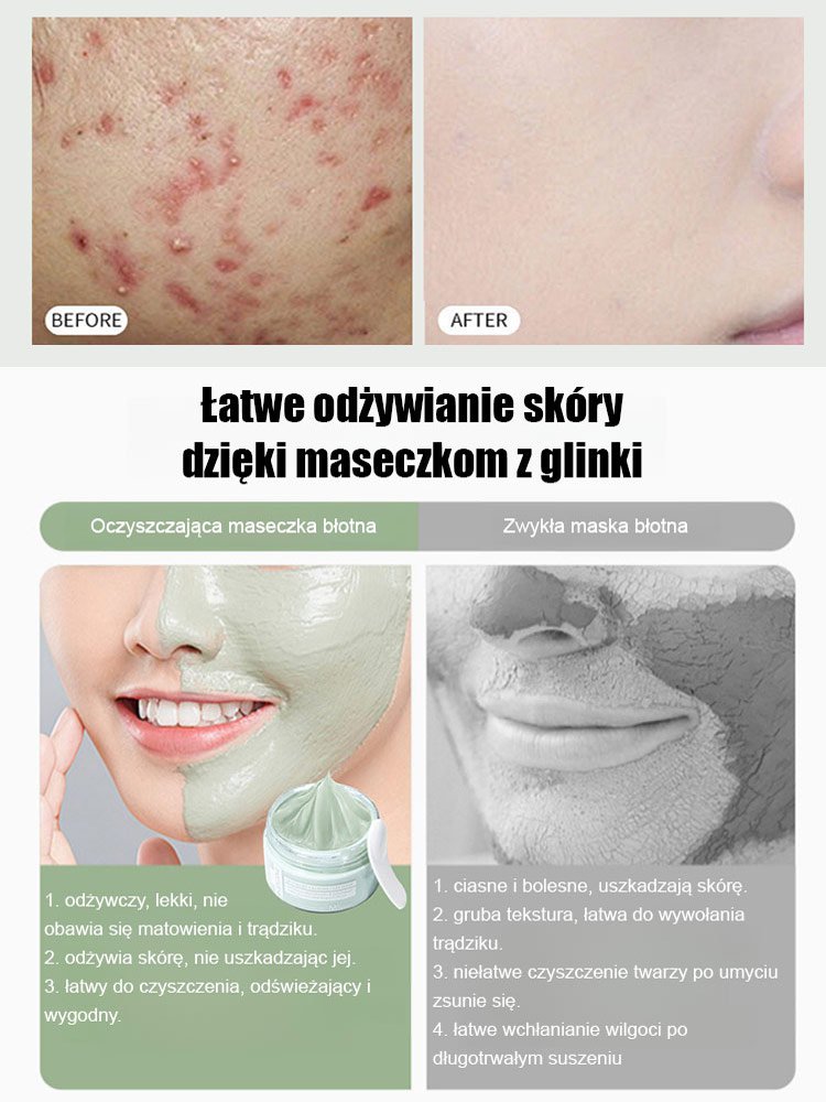 MAFFICK Maska z węglem aktywnym z bylicą