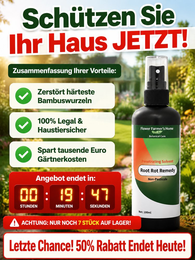 Tiefenwirksamer Unkrautvernichter gegen Hartnäckige Wurzeln, Ökologisch abbaubarer Schutz