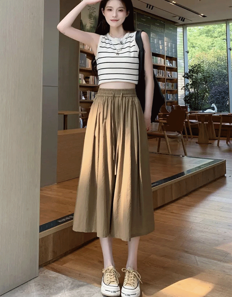 7分丈ワイドパンツ