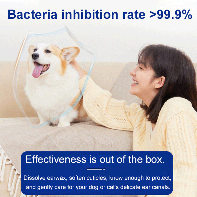 Anti-microbial Ear Cleanser for Pets