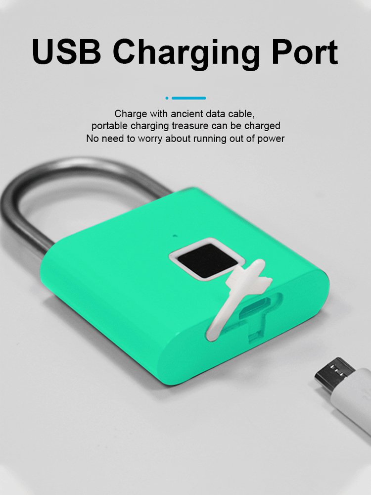 Outdoor waterproof smart fingerprint padlock