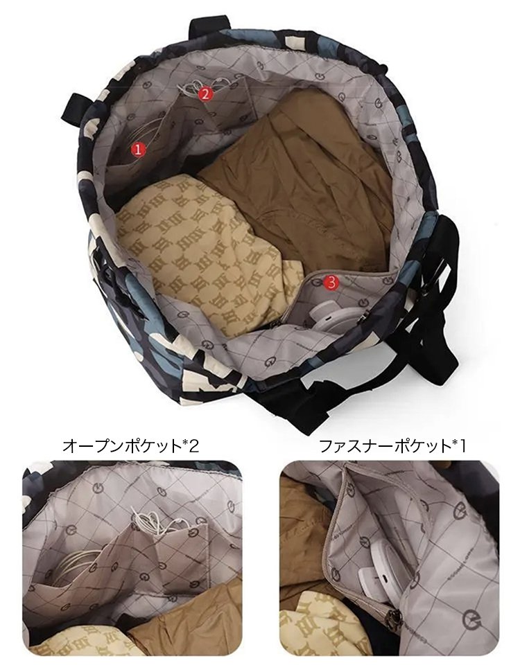 多機能大容量プリントリュック