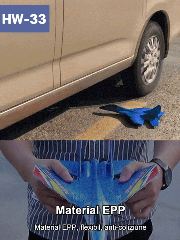 Aeronava de control de la distanță rezistent la apă cu lumină LED