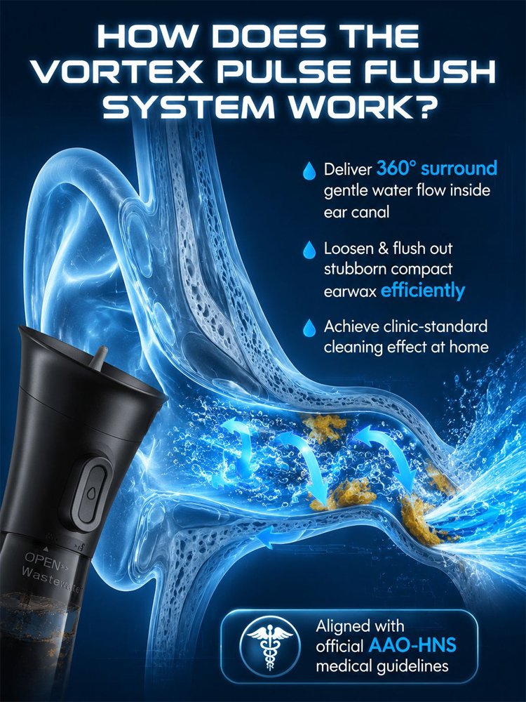 Portable home ear washer