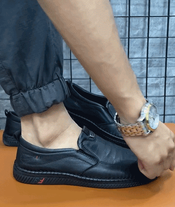 حذاء رجالي رسمي من الجلد الإيطالي