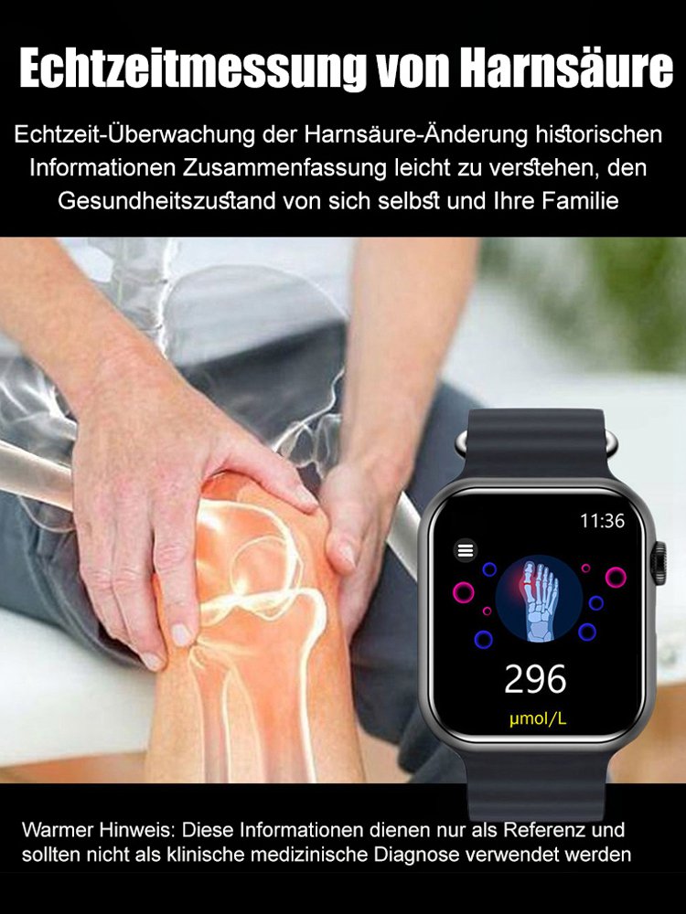 Intelligente nicht-invasive Blutzucker- und Harnsäureuhr