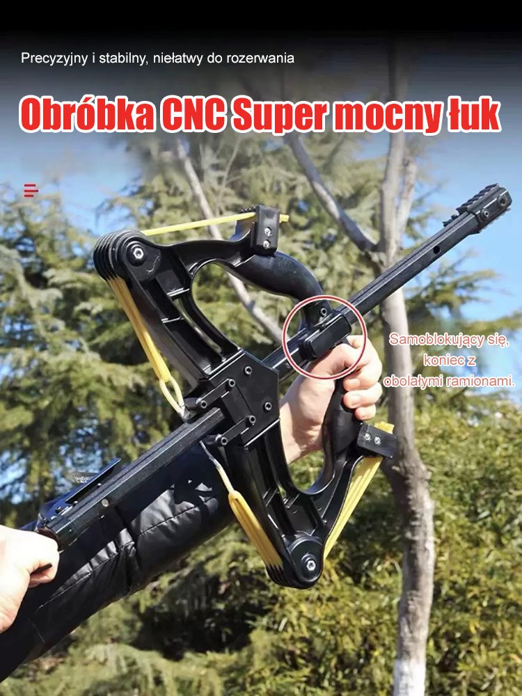 Szybkostrzelny kompozytowy łuk kulkowy